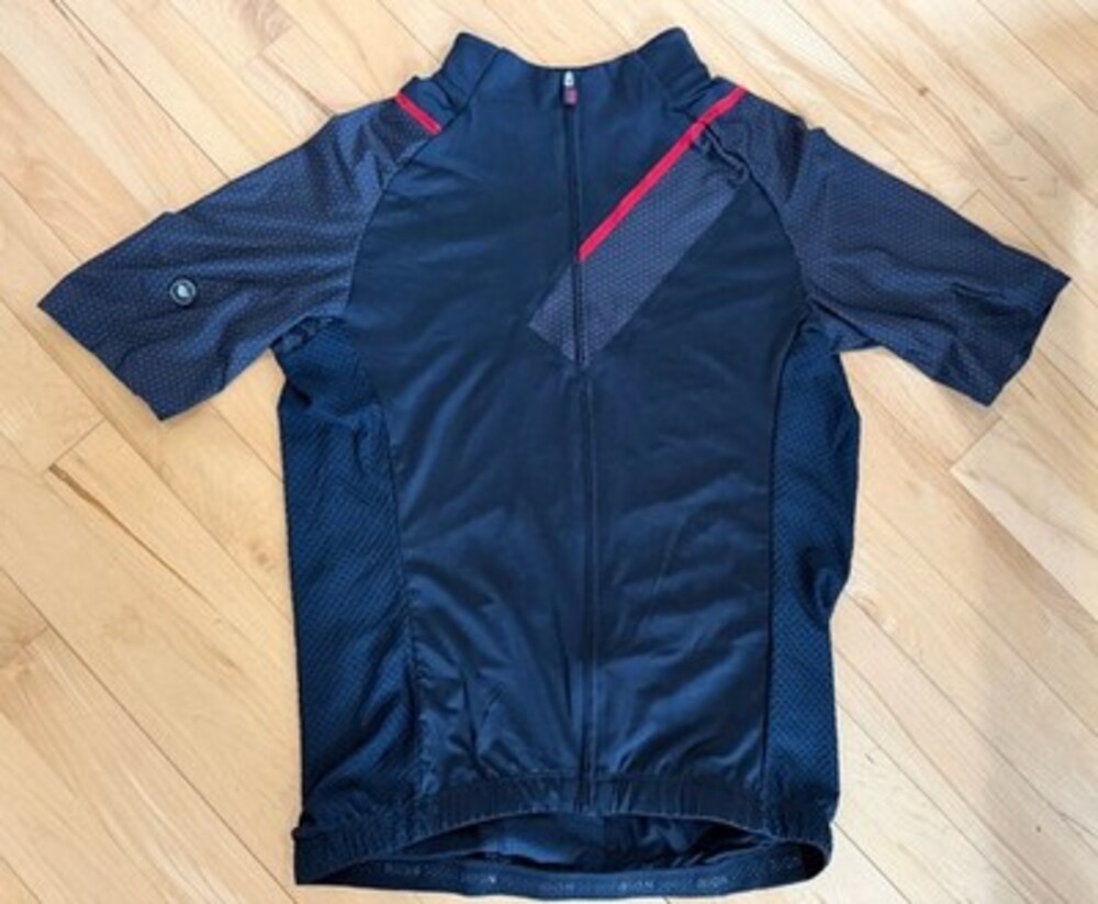 Rion Men's Cycling Jersey Size S/M Short Sleeve Full Zip with Back Pockets - Picture 3 of 7
